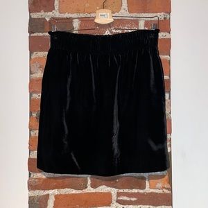 J. Crew. A-Line Velvet Skirt